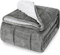 yescool Weighted Blanket for Adults (15 lbs, 48" x 72", Light Gray) Heavy Blanket for Sleeping Perfect for 140-160 lbs, Twin Size Breathable Blanket with Premium Glass Bead, Machine Washable