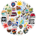 BulbaCraft 100Pcs Guam Stickers and Saipan Stickers for Water Bottle and Laptop - Saipan Party Supplies & Decorations, Waterproof Vinyl Decals, Gifts for Women & Men
