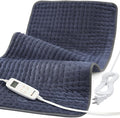 Heating Pad for Back Pain Relief, 17" X 33" XXX-Large Heating Pads for Cramps,Electric Heating Pad XL with 6 Fast Heating Settings,Moist Dry Heat Options,Auto-Off,Machine Washable,Purple Gray