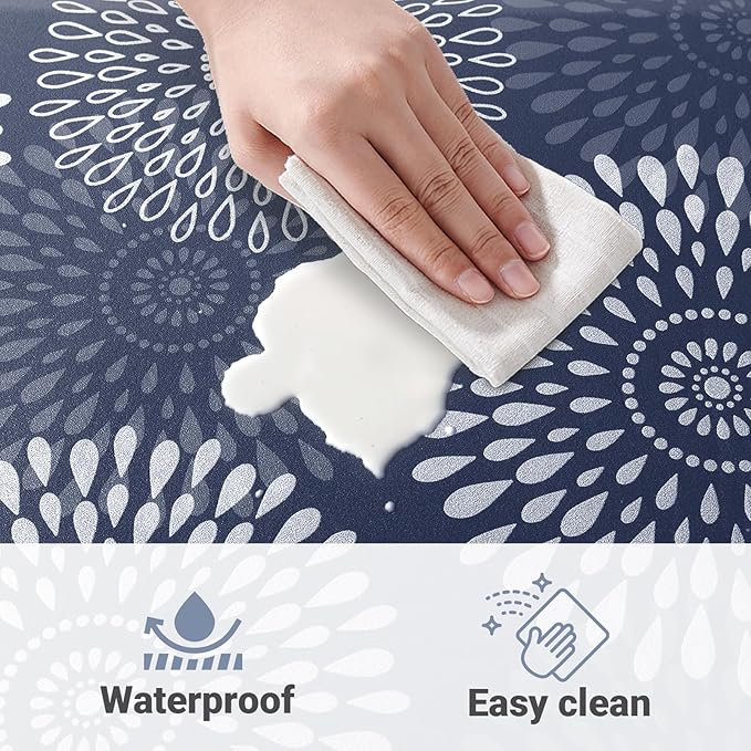 LuxStep Kitchen Mat Waterproof Kitchen Rugs for Floor Cushioned Anti-Fatigue Mat Non-Slip Standing Desk Mat Comfort Floor Mats for House Sink Office 17.3" x 39" Blue