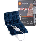 Berkshire Blanket Weighted Heating Pad - 12"x24" Electric Heat Wrap with 10 Heat Settings & Auto Shut Off - Soothing Heat Wrap for Back, Neck, Shoulders, Legs, Abdomen - Machine Washable & Portable