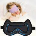 Kids Sleep Mask Eye Mask: 3D Contoured Cup Sleeping Masks, Blindfold with Adjustable Strap, Kids Eye Cover for Boys, Girls, Teens, Pressure-Free with Memory Foam Face Mask for Sleeping (Purple)