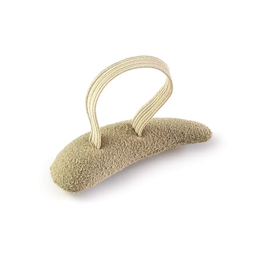 Steins Hammer Toe Crest Cushion and Buttress Pad Reduces Pressure from Calluses and Hammer Toes, Small Right, Beige, 3 Count (Pack of 2)