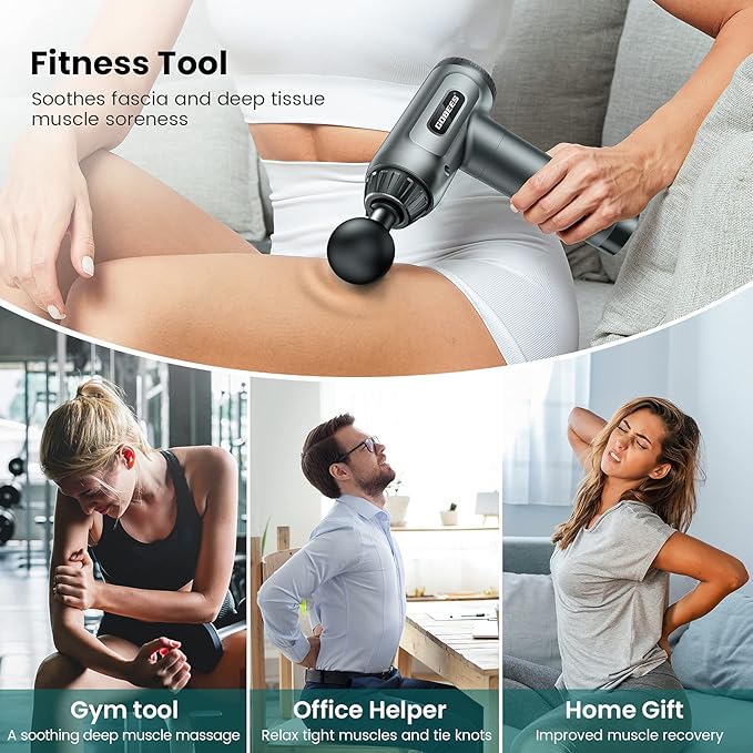 Wise Friends Foot Massager Mat Massage Gun Deep Tissue