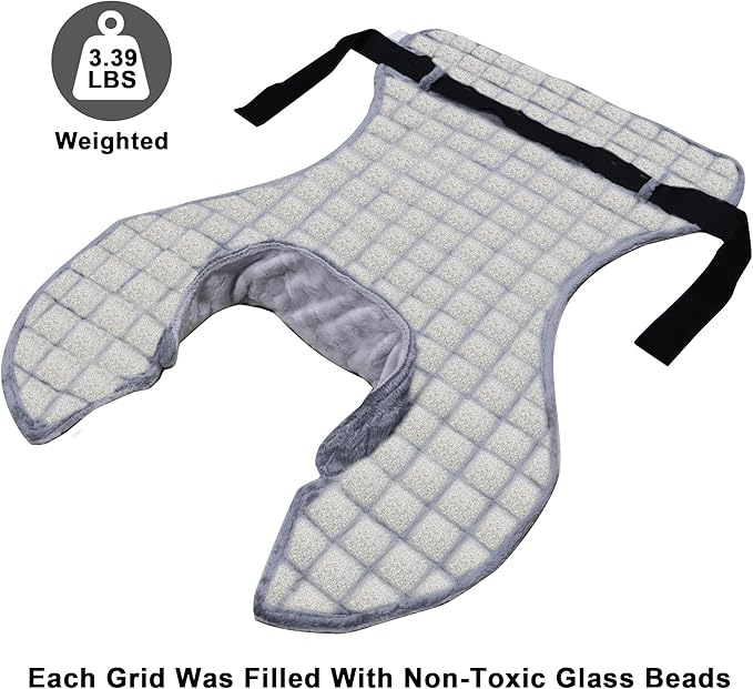 Full Weighted Heating Pad for Neck,Shoulder, Back Large 24"x38" Electric Heat Pads for Back Pain Relief with 12 Heat Setting and 8 Auto Shut Off, Stay on Function Hot Heated Pad