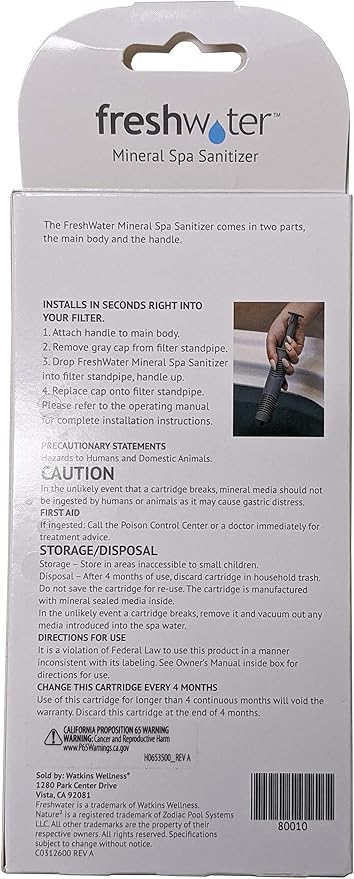 Hot Spring Spas Accolade Freshwater Ag+ Continuous Silver Ion Sanitizer 71325