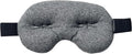 Brownmed Eye Pillow - Compression Eye Mask for Headache Support - Soothes Strain - Eases Sinus Pressure - Cooling - Universal Fit - Breathable Cotton - Washable & Reusable - Grey
