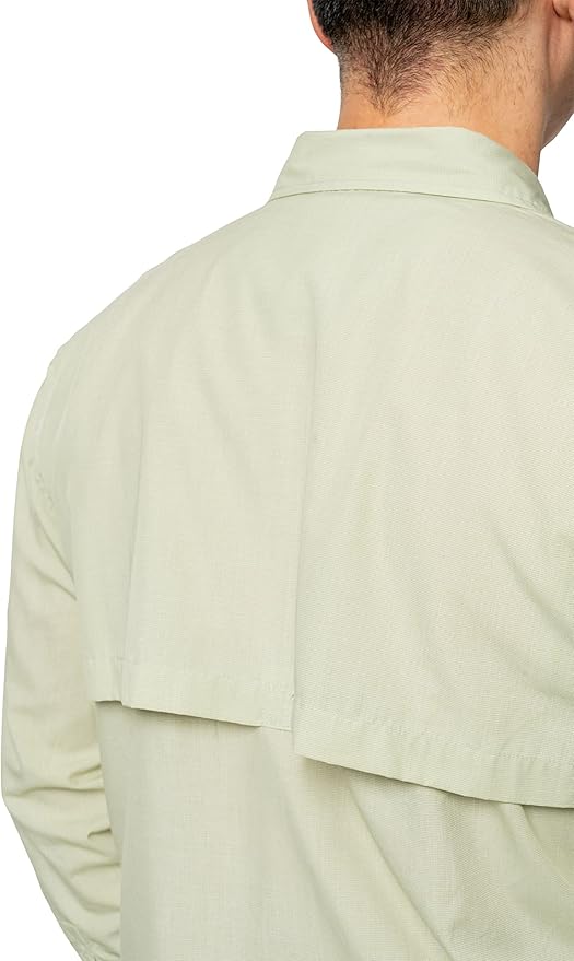 Insect Shield Men's Long Sleeve Field Shirt Pro, UPF 30+ Outdoor Fishing Shirt with Built in Bug Protection