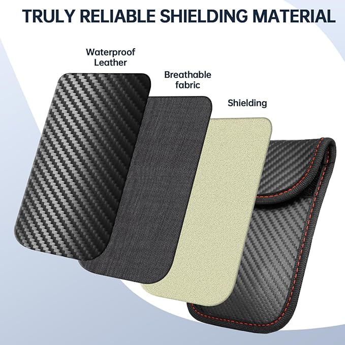 Faraday Pouch (Red+Blue, Small)