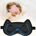 Kids Sleep Mask Eye Mask: 3D Contoured Cup Sleeping Masks, Blindfold with Adjustable Strap, Kids Eye Cover for Boys, Girls, Teens, Pressure-Free with Memory Foam Face Mask for Sleeping (Pink)