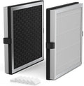 JF180 Replacement Filter Compatible with JF180 Air Purifier, H13 HEPA 3-Stage Filtration System, 2 Filters & 6 Aroma Pads