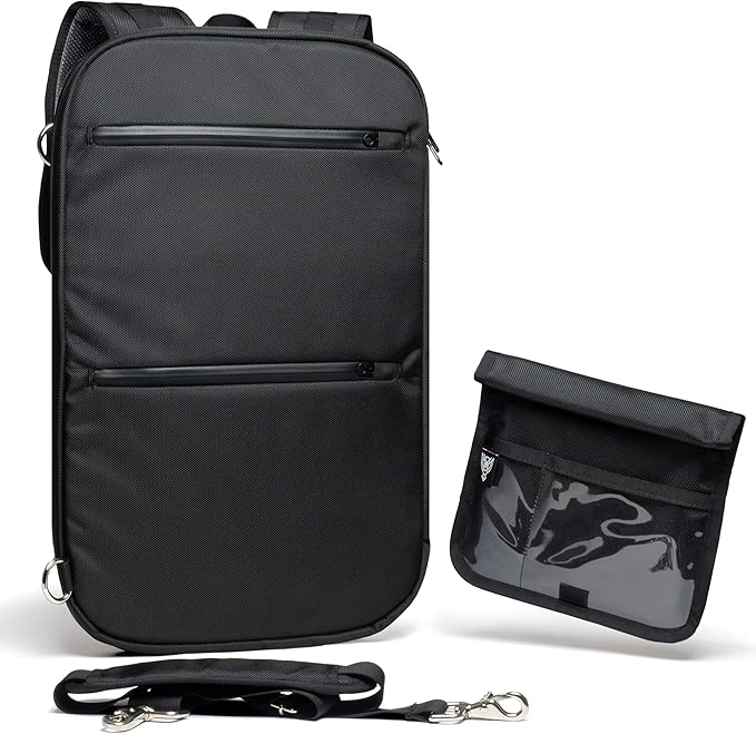 Xtreme Sight Line ~ FLEX Faraday Bag/Small LITE Faraday Bag Combo ~ Tracking/Hacking Defense ~ Red