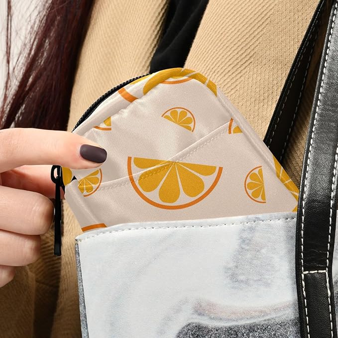 Lemon Medicine Organizer Daily Vitamin Fruit Travel Pill Organizer Daily Medicine Container Twill Pill Case Bag