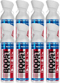 Boost Oxygen Large Natural Stars & Stripes 10L Canister | Respiratory Support for Aerobic Recovery, Altitude, Performance & Health (8 Pack)