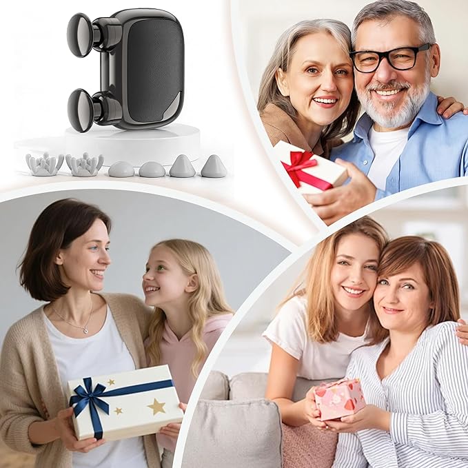 Massage Gun Pocket, Powerful Mini Massage Gun Brushless Motor - Deep Tissue Portable Handheld Massager for Pain Relief, Gift for Men Women Athletes