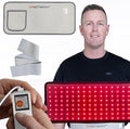 LOOKEE HealGlow Pro Medical Infrared & Red Light Therapy Belt | Programmable 10 Therapy Modes | 60W LED Infrared Light for Pain Relief | Upgraded Controller