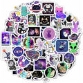 BulbaCraft 100Pcs Space Cat Stickers - Galaxy Cate Stickers, Gifts for Women & Men