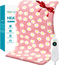 ALLJOY King Size Heating Pad for Back Pain Relief, 33”x 17” Extra Large Heating Pad for Period Cramps, FSA Eligible HSA, Portable Heat Pad for Neck and Shoulders, Birthday Gifts for Women Men Mom Dad