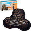 ZENKEYZ Reusable Gel Shoulder Ice Pack - 8x10 Inch, Black, Pack of 1 - Hot & Cold Therapy for Injuries - Flexible Knee Ice Wrap - Ankle Wrap & Back Pain Support Sport Gift for Athletes and Seniors