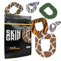 Skin Grip CGM Patches for Insulet Omnipod (10-Pack), Waterproof & Sweatproof for 10-14 Days, Pre-Cut Adhesive Tape, Continuous Glucose Monitor Protection, (Animal Prints)