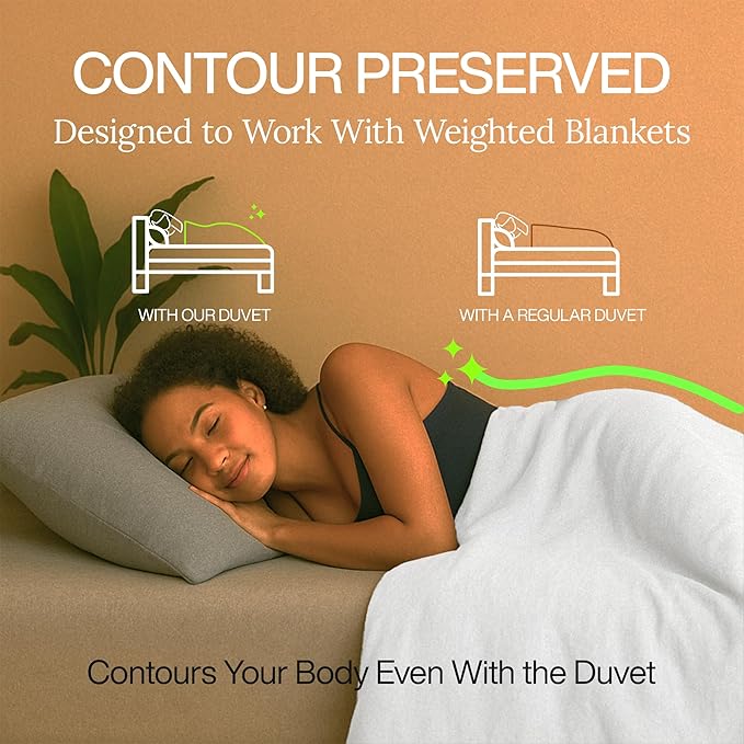 HomeSmart King Size Weighted Blanket Cover – Ultra Soft White Minky, Fits 92x104 Weighted Blanket (Cover Only)