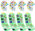 INVODA 7-Day Pill Organizer with Medicine Labels Travel Pill Case Compact, Portable Medication Organizer for Daily Use (3.7 x 2.4 x 1.18 Inches)