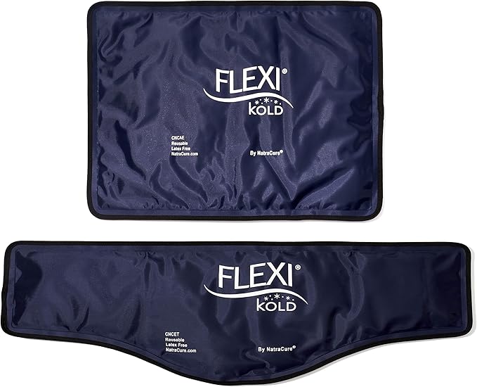 FlexiKold Standard and Neck Gel Ice Cold Packs - Sizes: Large and Neck