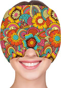 ZNÖCUETÖD Migraine Relief Cap Headache Relief Cap Cold Cap Ice Hat for Migraines Headache Sinus Stress Tension Head Ice Pack Wrap Migraine Mask Hangover Cap Ice Beanie Hot/Cold Compress Gift for Women