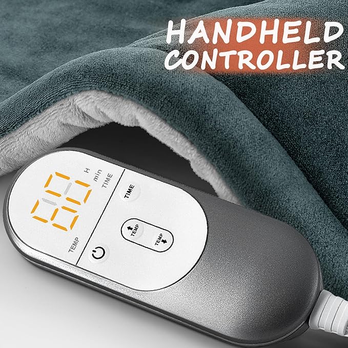 Neck Heating Pad Mothers Day Gifts for Mom, Wife, Women, Dad, Men, XL Weighted Shoulder Heat Pad, Back Pain Relief Heat Pads, Gifts for Christmas, Birthday, Fathers Day Warm Gifts, 23'' x 17''