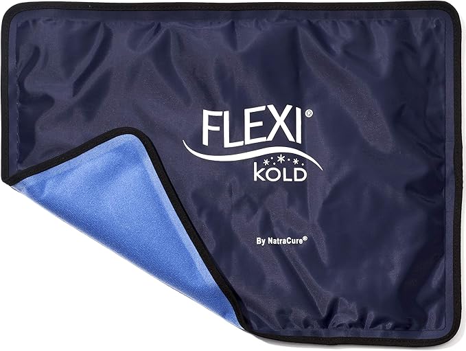 FlexiKold Standard and Half Size with Straps Gel Ice Cold Packs - Sizes: Large and Small