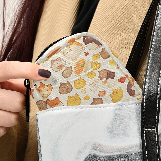 Cute British Shorthair Orange Travel Pill Organizer Weekly Small (Cute) Pill Box 7 Day Pill Case Vitamin Holder Pill Bottle Organizer