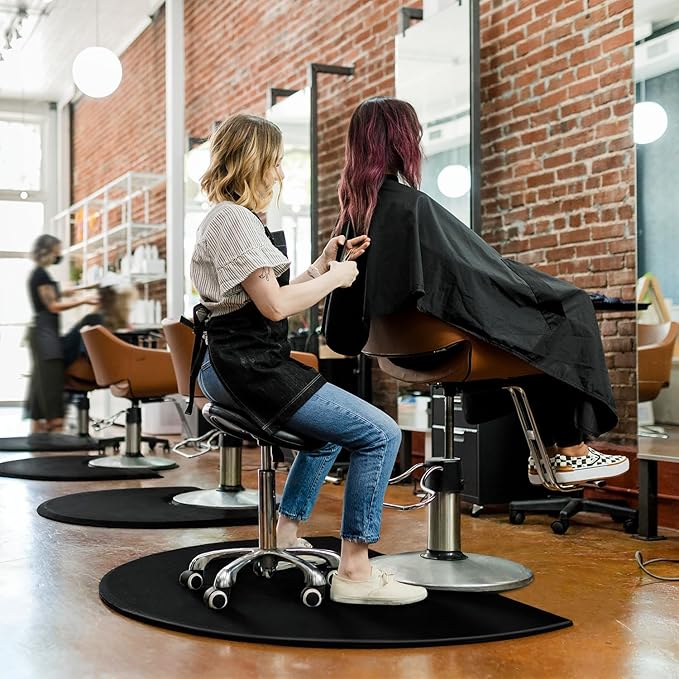 5' x 3' 7/8" Thick Barber Salon Anti Fatigue Floor Mat