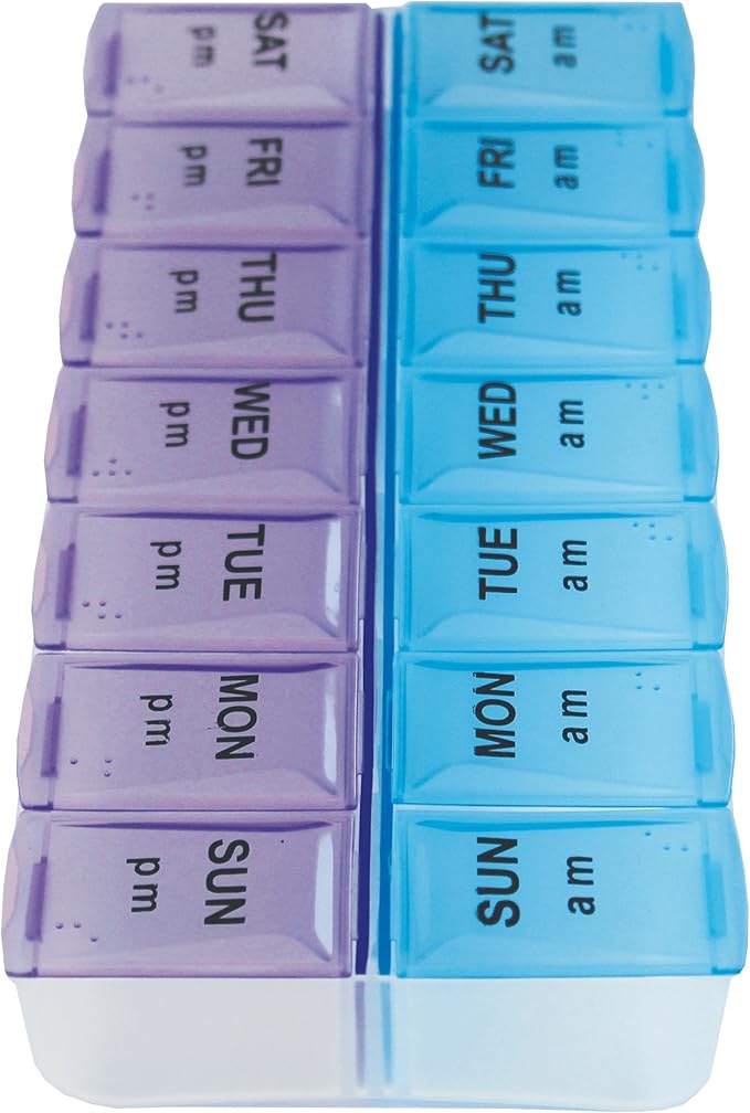 Rehabilitation Advantage Non-Detachable, Blue/Purple, 1 Count (Pack of 2)