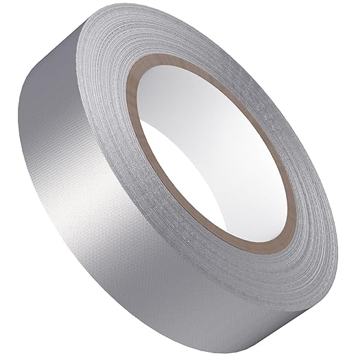 Faraday Cloth Shielding Tape, High Shielding Double Sided Conductive Fabric Sticky Tape, Waterproof for Signal Screens, Guitar Interference Shielded (1 in x 50 FT)