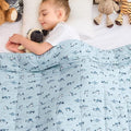 yescool Shark Weighted Blanket 3 Pounds Cooling Weighted Lap Blanket, Heavy Blankets for Sleeping, Weighted Throw Blanket Gifts for 20-40lbs, 36"x48"
