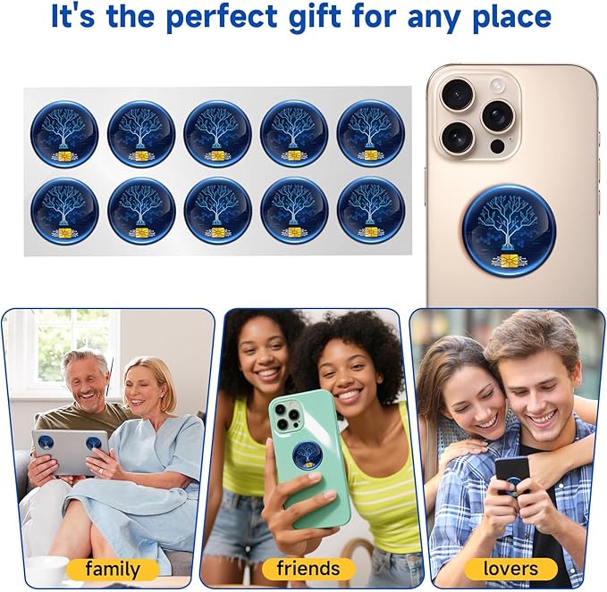 10 Pcs Phone Protection Stickers Neutralizers for Smart Phones/Tablets/Laptops/Computer/WiFi/Priner/TV Electronic Devices
