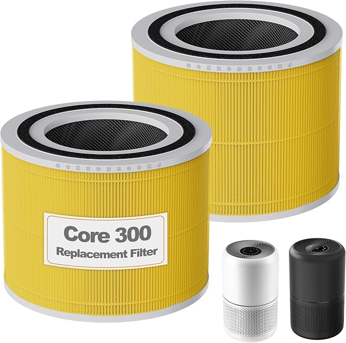Core 300-RF Pet Care Replacement Filter for LEVOIT Core 300, Core300-P, Core 300S VortexAir Air Purifier, 3-in-1 HEPA Activated Carbon