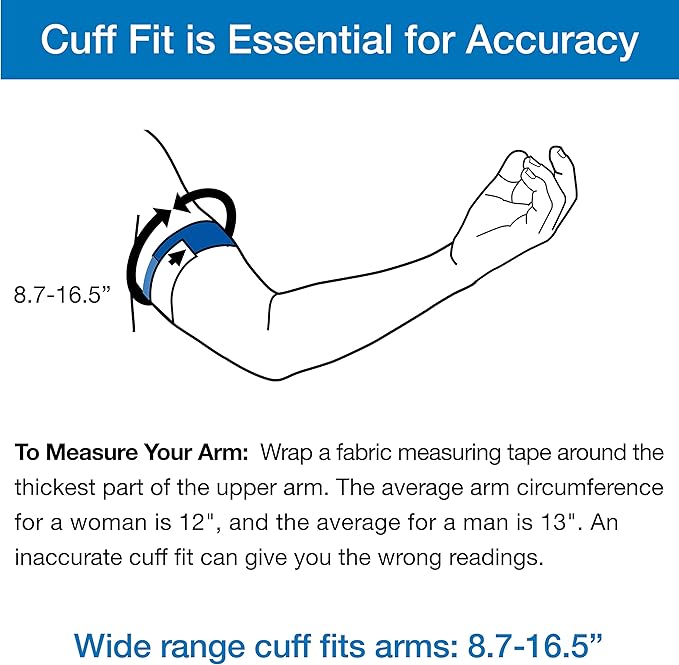 Microlife Replacement Blood Pressure Cuff (Standard Size (8.7-16.5 inch))