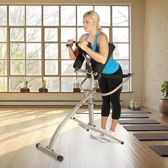 Stamina InLine Traction Control System, Back Pain Relief & Spine Decompression Machine - Stretching and Exercise Equipment for Home and Gym Workout - Portable Lower Body Fitness Stretcher