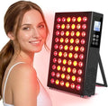Red Light Therapy,Dual Chip Elite Grade LED 10 Modes and 10 Color Changing Red Infrared Light Device with Near-Infrared Light 660nm 850nm High Power Red Light Therapy Panel at Home for Body, Face 115W