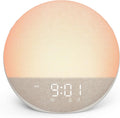 Sunrise Alarm Clock with Sound Machine: Gentle Wake Up Light & 7 Alarm Sounds for Bedroom - 3 Wake-Up Modes & 32 Volume Levels for Stress-Free Morning Putty