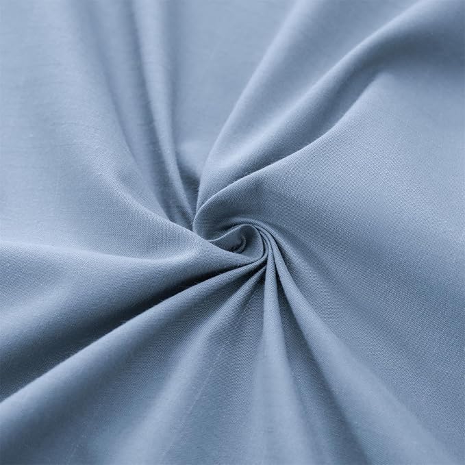 Grounding Sheets Twin XL Size, Organic Cotton + Silver Yarn, Conductive Earthing Flat Sheets for Better Sleep