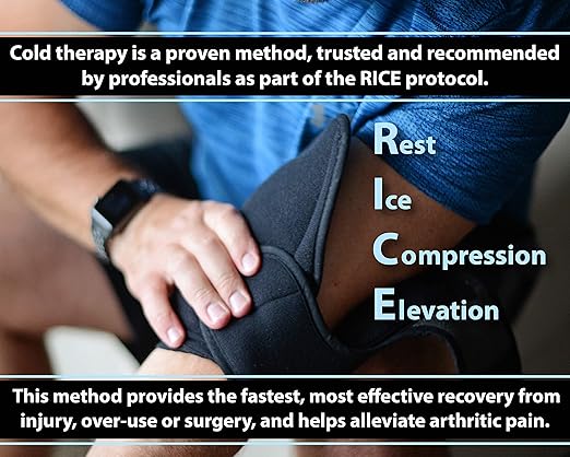 Cold & Hot Therapy System Ice Pack - Ice It! ® MaxCOMFORT™ (Medium Wrap (530)) – from Battle Creek Equipment. Ideal for Pain Relief, Recovery from Physical Activity, and Every Day use.