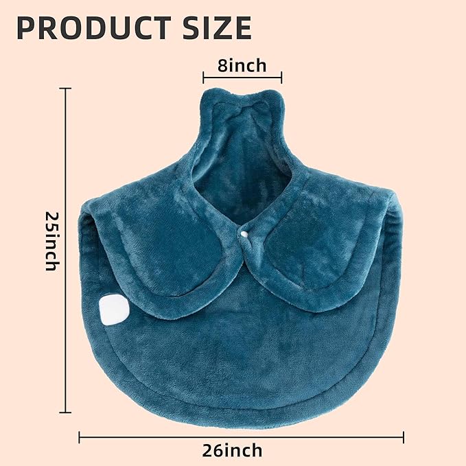 RAINOVA Heating Pad for Back,Neck and Shoulders, Electric Pad with 6 Heat Settings, Birthday Christmas Gifts for Women Men Mom Dad Elderly, Overheating Protection & ETL/UL Certified, Machine Washable