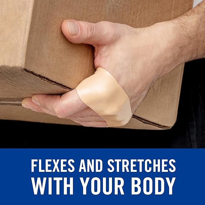 Nexcare Blister Prevention Tape, Waterproof Foam Medical Tape, Sticks Firmly to Skin to Help Prevent Blisters - 1 in x 5 Yds, 1 Roll of Tape (Pack of 2)