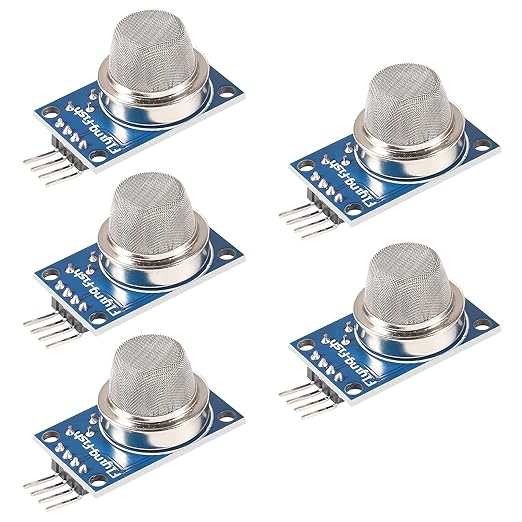 5pcs MQ5 MQ-5 Methane Natural Gas Sensor Shield Liquefied Electronic Detector Module for Arduino Raspberry Pi ESP8266 MQ5 5V DC (MQ-5)