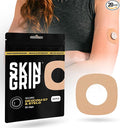 Skin Grip Adhesive Patches Compatible with Dexcom G7 & Stelo CGM with Cutout – Waterproof & Sweatproof Cover for Continuous Glucose Monitor Sensor, Stays Secure for 10-15 Days – 20 Pack, Tan