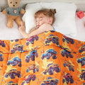 yescool Truck Car Weighted Blanket 7 Pounds Cooling Weighted Lap Blanket, Heavy Blanket for Sleeping, Breathable Weighted Throw Blanket Gifts for 60-80lbs, 40"x60"