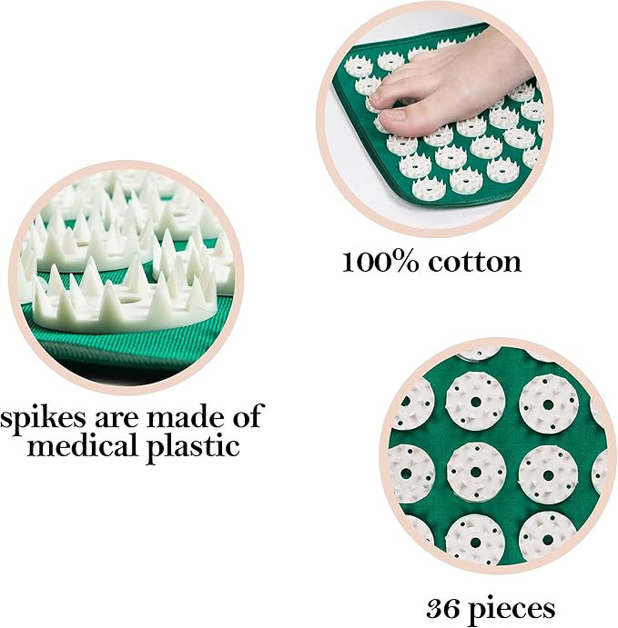 Applicator Kuznetsova Mat - Iplikator Kuznetsova Iplicator - Kuznecov Applicator Acupressure Mat by SHSH trade group