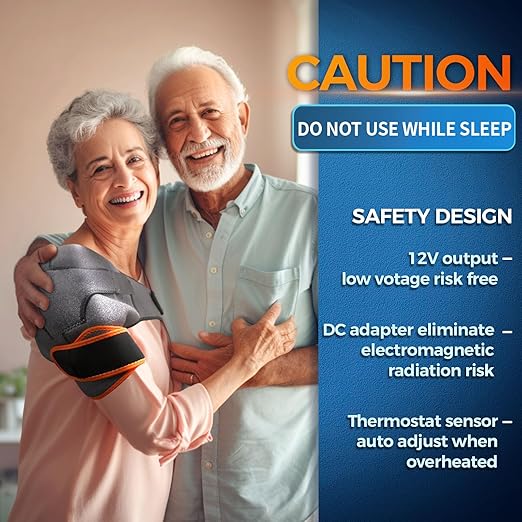 Sticro Shoulder Heating Pad with Auto-Off for Pain Relief, 3 Heat & 5 Timer Settings, Fast Heat Brace for Frozen Shoulder, Rotator Cuff Relief